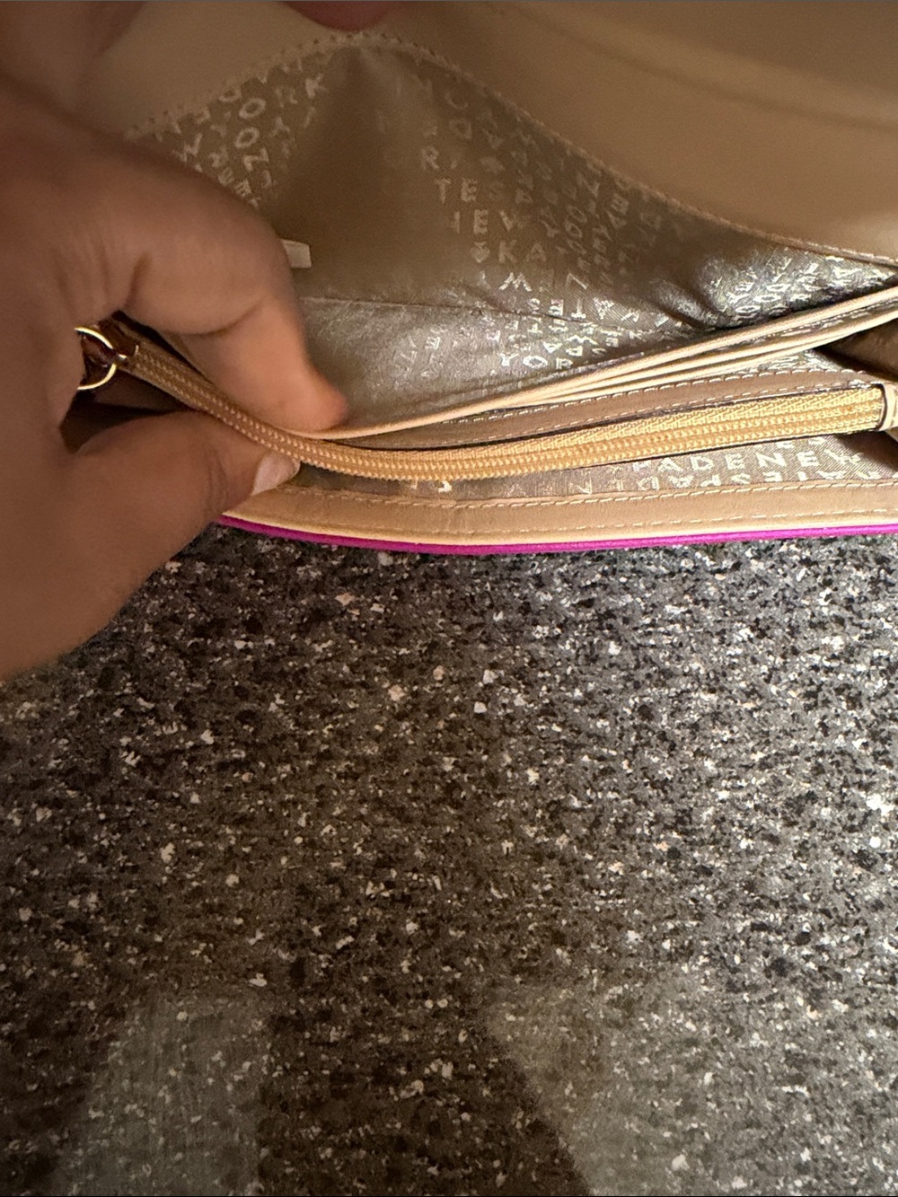 kate spade New York Pink Perforated Leather Wallet/wristlet - Picture 5 of 10